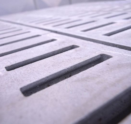 Rinderspalten-Betonplatten